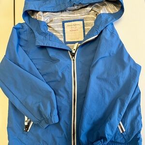 Hanna Andersson Vibrant Blue Kids Raincoat